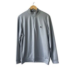 Adidas Mens ClimaLite Quarter Zip Sweatshirt Size L NWT Long Sleeve Active Golf